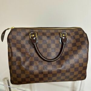 Louis Vuitton Speedy 30 in Damier Ebene